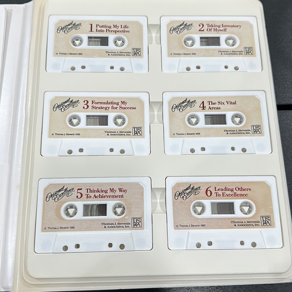 Vintage Self-Help Cassette Tape Set with Workbook - Picture 5 of 8